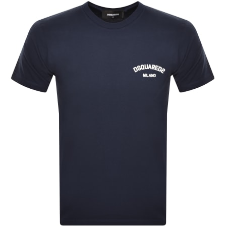 Product Image for DSQUARED2 Logo T Shirt Navy