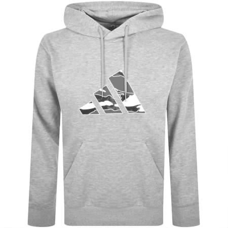 Product Image for adidas Sportswear Camo Logo Hoodie Grey