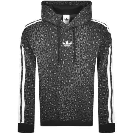 Product Image for adidas Originals Graphic Leopard Hoodie Black