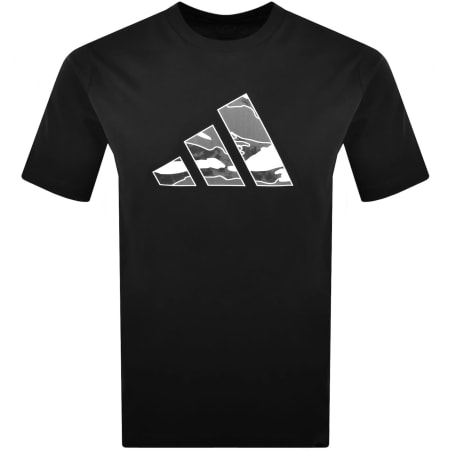 Product Image for adidas Sportswear Camo Logo T Shirt Black