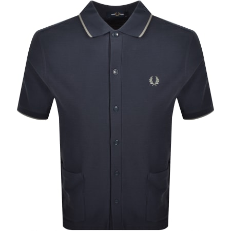 Product Image for Fred Perry Button Through Polo Shirt Navy