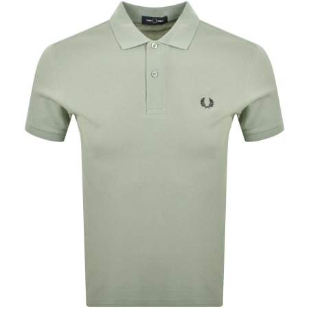 Product Image for Fred Perry Plain Polo T Shirt Bayleaf Green