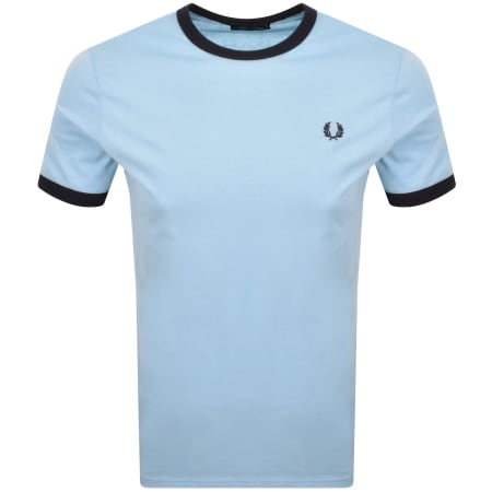 Product Image for Fred Perry Ringer T Shirt Track Blue