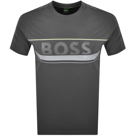 Product Image for BOSS Iconic Zone T Shirt Dark Grey