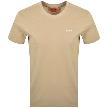 Product Image for HUGO Dero222 T Shirt Beige