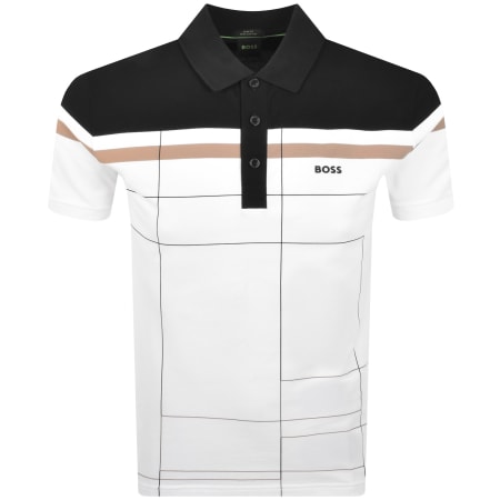 Product Image for BOSS Paule Slim Fit Polo T Shirt White