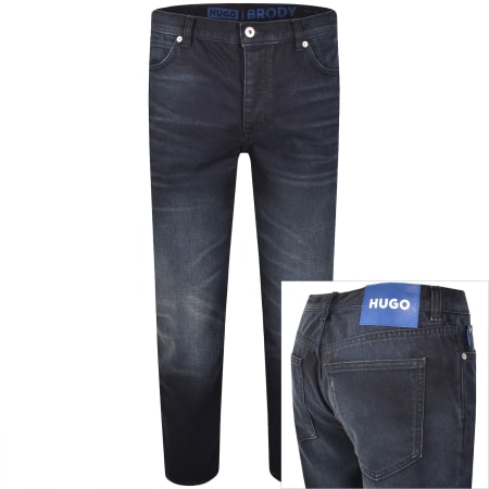 Product Image for HUGO Blue Brody Jeans Dark Wash Blue