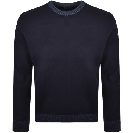 Product Image for Paul And Shark Moon Badge Knit Jumper Navy