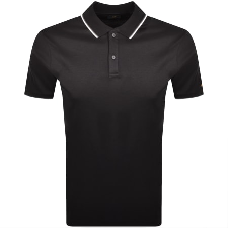 Product Image for Paul And Shark Logo Polo T Shirt Black
