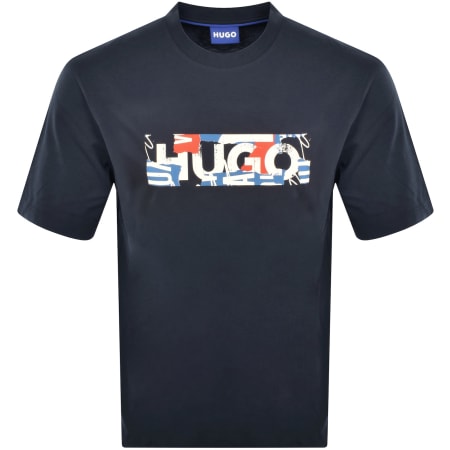 Product Image for HUGO Blue Nugix T Shirt Navy