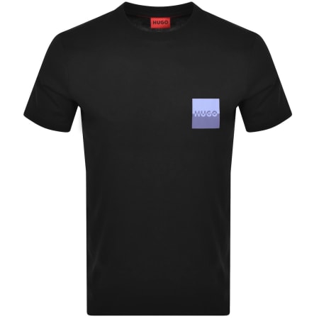 Product Image for HUGO Dapusi Crew Neck T Shirt Black