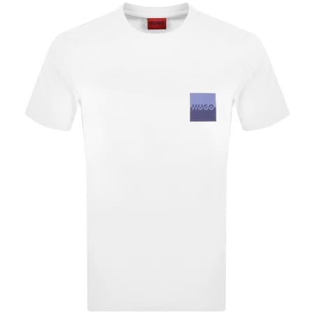 Product Image for HUGO Dapusi Crew Neck T Shirt White