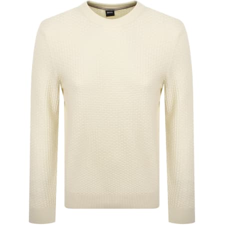 Product Image for BOSS Imberto Knit Jumper Cream