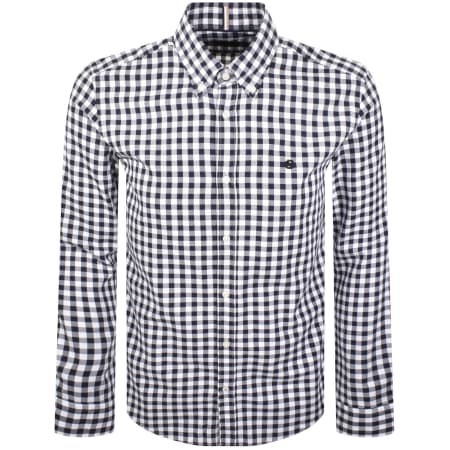 Product Image for BOSS H Roan Long Sleeve Shirt Navy