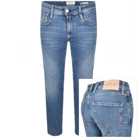 Product Image for Replay Anbass Slim Fit Jeans Blue