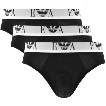 Product Image for Emporio Armani 3 Pack Briefs Black
