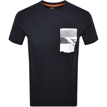 Product Image for BOSS Te Container T Shirt Navy