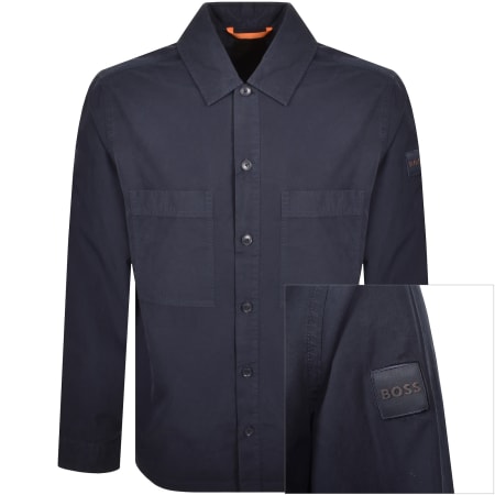 Product Image for BOSS Locky 2 Overshirt Dark Blue