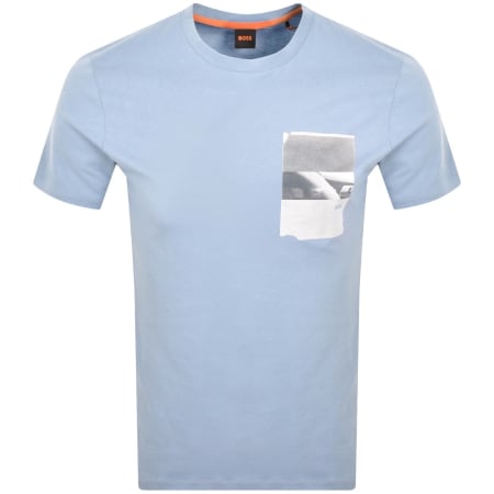 Product Image for BOSS Te Container T Shirt Blue