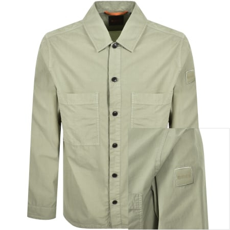Product Image for BOSS Locky 2 Overshirt Green