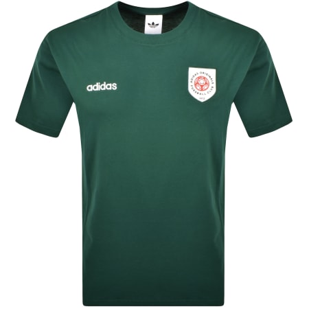 Product Image for adidas Originals Badge Graphic T Shirt Green
