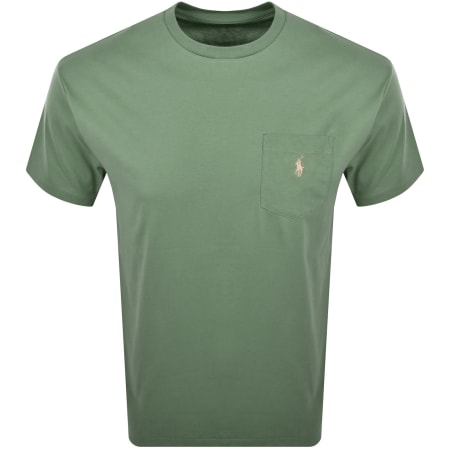 Product Image for Ralph Lauren Logo T Shirt Green