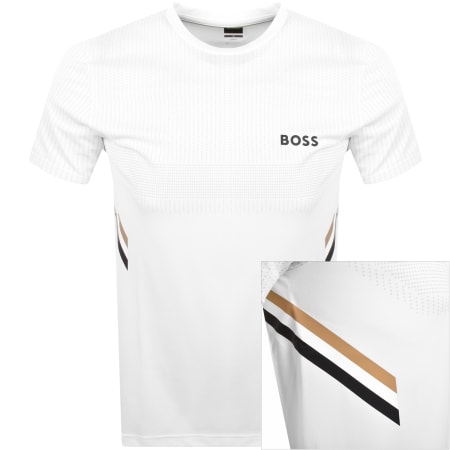 Product Image for BOSS  Tee Tech T Shirt Off White