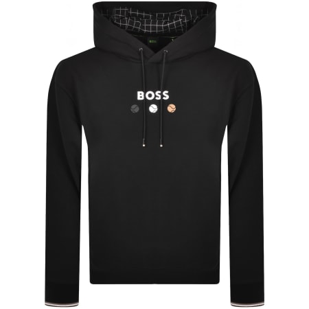 Product Image for BOSS Open Hoodie Black