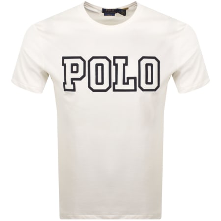 Product Image for Ralph Lauren Polo Logo T Shirt Off White