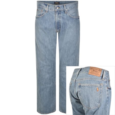 Product Image for Ralph Lauren Hampton Straight Fit Light Wash Jeans