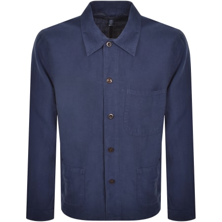 Product Image for Ralph Lauren Linen Overshirt Navy