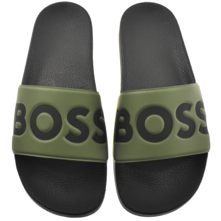 Product Image for BOSS Aryeh Sliders Green