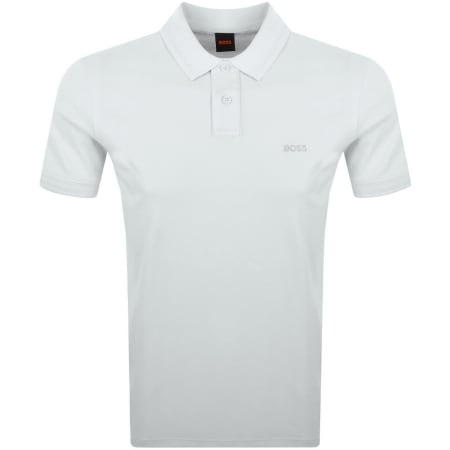Product Image for BOSS Pe Interlock Polo T Shirt Grey