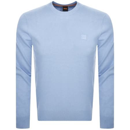 Product Image for BOSS Kanovano Knit Jumper Blue