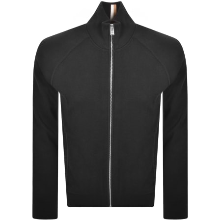 Product Image for BOSS Idino Full Zip Knit Jumper Black