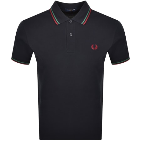 Product Image for Fred Perry Twin Tipped Polo T Shirt Navy