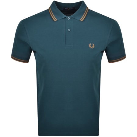 Product Image for Fred Perry Twin Tipped Polo T Shirt Teal