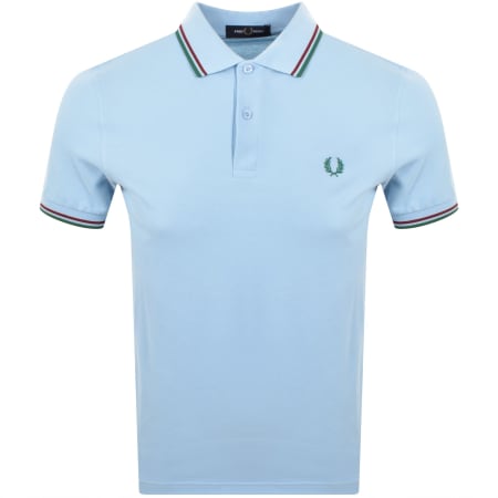 Product Image for Fred Perry Twin Tipped Polo T Shirt Blue