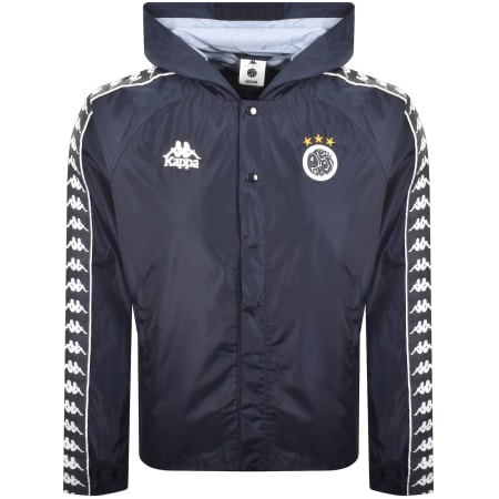 Product Image for Pretty Green X Kappa Hooded Jacket Navy