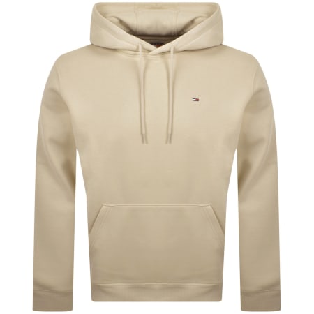 Product Image for Tommy Jeans Flag Logo Hoodie Beige