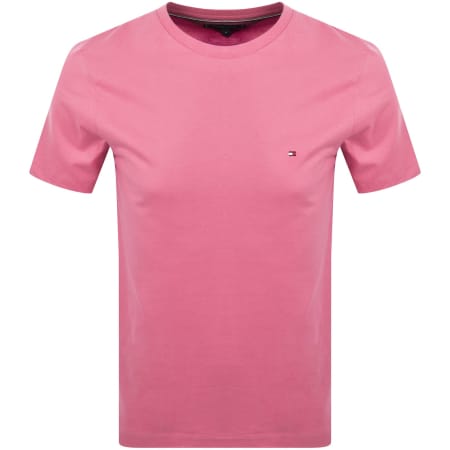 Product Image for Tommy Hilfiger Essential Solid T Shirt Pink