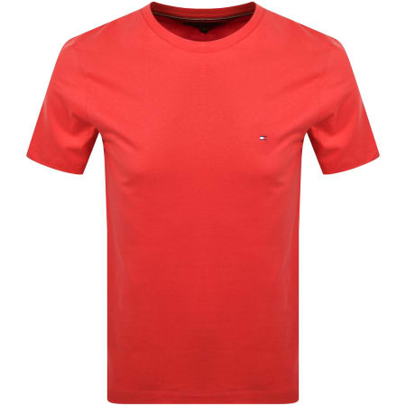 Product Image for Tommy Hilfiger Essential Solid T Shirt Medium Red