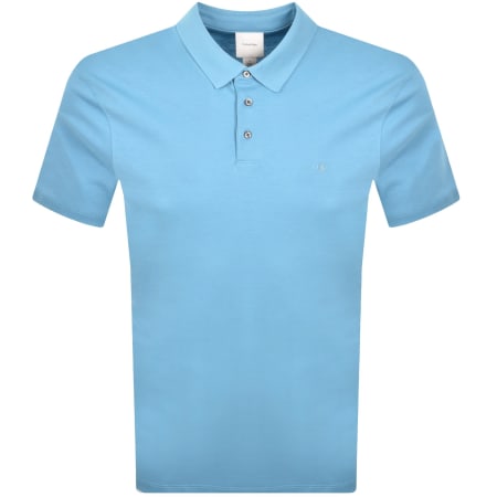 Product Image for Calvin Klein Chest Emblem Polo T Shirt Blue