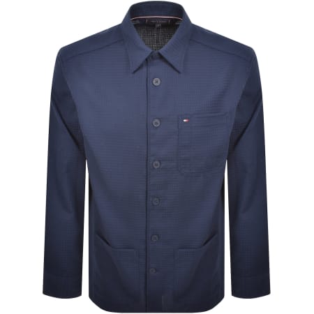 Product Image for Tommy Hilfiger Waffle Overshirt Navy
