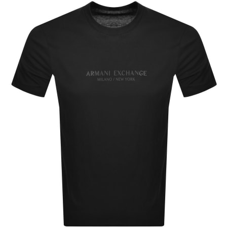 Product Image for Armani Exchange Regular Fit Logo T Shirt Black