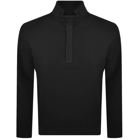 Product Image for Armani Exchange Quarter Zip Sweatshirt Black