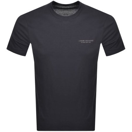 Product Image for Armani Exchange Small Logo T Shirt Navy