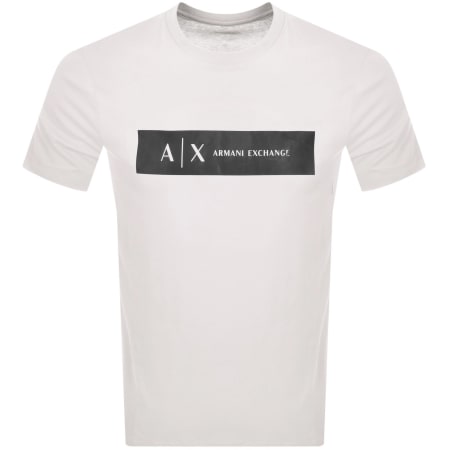 Product Image for Armani Exchange Crew Neck Logo T Shirt Beige