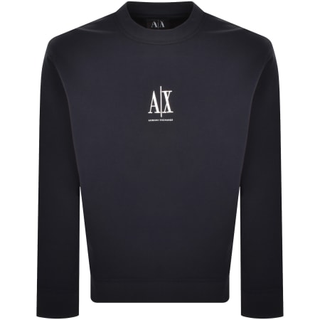Product Image for Armani Exchange Logo Sweatshirt Navy