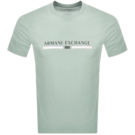 Product Image for Armani Exchange Logo T Shirt Green
